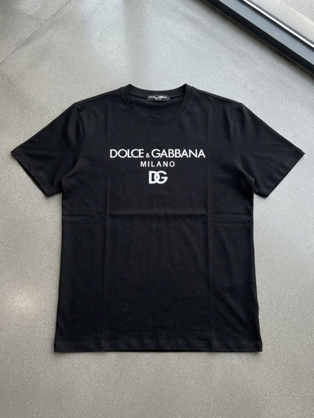 Dolce & Gabbana Milano DG Logo Black T-Shirt S-4XL